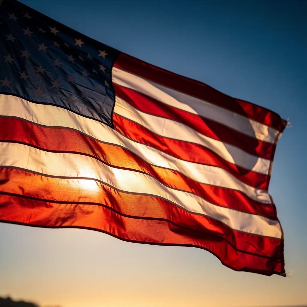 American flag over North Missouri — Advanced tier preview